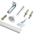 Richelieu 48inch 1210 mm Track, BiFold Door Hardware Kit, White 14025WBC