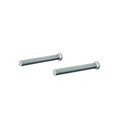 Richelieu 1 Pair 200 mm Glass Shelf Support  Stainless Steel 156200170