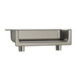 Richelieu Hardware 2 1/2 in (64 mm) Center-to-Center Matte Nickel Contemporary Recessed Cabinet Pull 210164184