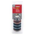 Richelieu Hardware (7-Piece) 2-inch (51 mm) 36 to 120 Grit Twist Lock Assorted Discs with Backing Pad Set 274081