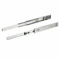 Richelieu 22-inch 550 mm Full Extension Ball Bearing Slides, Soft-Close, Frameless Cabinet, 100 lb, Pair 45XPSC2G550