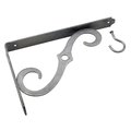 Onward 8inch 203 mm Pewter Metal Ornamental Bracket with 10 lb Load Rating 493PEW08R