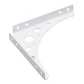 Onward 10 inch 254 mm Decorative Shelf Bracket, White 4979W10BC