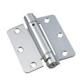 Richelieu 3 12inch 89 mm Full Mortise Adjustable Spring Hinge, Brushed Chrome 52821BCB1