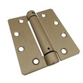 Richelieu 4 12inch 114 mm Full Mortise Adjustable Spring Hinge, Stainless Steel 52823SSB1