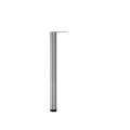 Richelieu Hardware Adjustable Bar Table Leg, 43 1/4 in (1100 mm), Brushed Nickel 615110175
