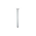 Richelieu Hardware Design Table Leg, 28 in (711 mm), Aluminum, Adjustable, PK 4 64671010