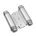 Richelieu 3 34inch 95 mm Double Action Spring Hinge, Satin Chrome 2Pack 810SCB