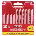 Mibro GeneralPurpose BiMetal Jigsaw Blade Set 10Piece 827831