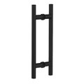 Richelieu 8inch 203 mm Center to Center Round BacktoBack Pull for Glass Door, Matte Black 87H2R198900