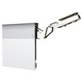 Richelieu Atmos 107 Degree MediumDuty SoftClose LiftUp Hinge for Frameless Cabinet, White and Gray AT00MD30