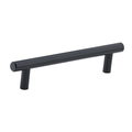 Richelieu Hardware 5-1/16 in. (128 mm) Center-to-Center Matte Black Steel Contemporary Drawer Pull BP205128900