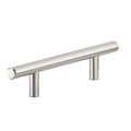 Richelieu Hardware 4-1/4 in. (108 mm) Center-to-Center Brushed Nickel Steel Contemporary Drawer Pull BP305108195