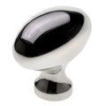 Richelieu Hardware 1 31/32 in (50 mm) x 1 3/32 in (28 mm) Polished Nickel Traditional Cabinet Knob BP444350180