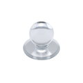 Richelieu Hardware 1 7/8 in (47 mm) Transparent/Clear, Mirror Effect Contemporary Acrylic Cabinet Knob BP50311