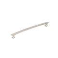 Richelieu Hardware 12-inch (305 mm) Center to Center Brushed Nickel Transitional Cabinet Pull BP525412195