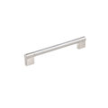 Richelieu Hardware 7-9/16 in. (192 mm) Center-to-Center Brushed Nickel Contemporary Drawer Pull BP527192195