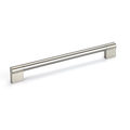 Richelieu Hardware 8-13/16 in. (224 mm) Center-to-Center Brushed Nickel Contemporary Drawer Pull BP527224195
