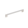 Richelieu Hardware 10-1/16 in. (256 mm) Center-to-Center Brushed Nickel Contemporary Drawer Pull BP527256195