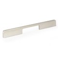Richelieu Hardware 5 1/16-inch to 10 1/8-inch (128mm to 256mm)Center to Center Brushed Nickel Contemporary Cabinet Pull BP730128195