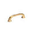 Richelieu Hardware 3 3/4-inch (96 mm) Center to Center Aurum Brushed Gold Transitional Cabinet Pull BP865096158