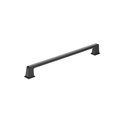 Richelieu Hardware 12 5/8-inch (320 mm) Center to Center Matte Black Traditional Cabinet Pull BP8695320900