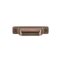 Richelieu Hardware 3 3/4 in (96 mm) Center-to-Center Honey Bronze Transitional Cabinet Pull BP871696HBRZ