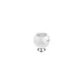 Richelieu Hardware 1 9/16 in (40 mm) Clear, Crystal, Chrome Contemporary Metal, Crystal Cabinet Knob BP87374014011