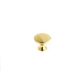 Richelieu Hardware 31/32 in (25 mm) Satin Gold Contemporary Cabinet Knob BP904125160