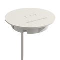 Richelieu Hardware Recessed Top Mount Wireless QI Charging Station, White OEXH702A030