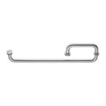 Richelieu 6inch 152 mm x 18inch 457 mm Handle and Towel Bar Combo for Glass Door, Brushed Nickel SDCRD0750618195