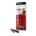 Pwr Drive T-15 2-inch Torx Driver Bit, Red Zinc Finish, 2PK TDBPWT152MR