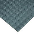 Goodyear Goodyear Coin-Pattern Rubber Flooring -- 3.5mm x 36" x 8ft - Black 03-273-36-BK-08