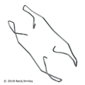 Beck/Arnley Disc Brake Hardware Kit, 084-1618 084-1618