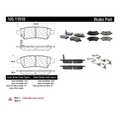 Centric Parts Disc Brake Pad Set 2008-2012 Nissan Pathfinder, 105.11010 105.11010