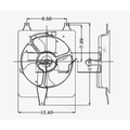 Tyc A/C Condenser Fan Assembly 1998-2002 Honda Accord 2.3L, 610060 610060