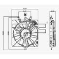 Tyc A/C Condenser Fan Assembly 2007-2008 Honda Fit 1.5L, 611010 611010