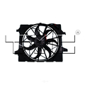 Tyc Dual Radiator and Condenser Fan Assembly, 622660 622660