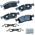 Bendix Bendix Premium Copper Free Ceramic BPR Disc Brake Pad - Front, CFC1629 CFC1629