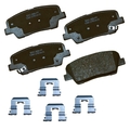 Stop By Bendix STOP Ceramic Disc Brake Pad - Rear, SBC1284 SBC1284