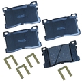 Stop By Bendix STOP Ceramic Disc Brake Pad - Front, SBC1576 SBC1576