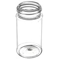 Tricorbraun 3.5 oz Clear PET Plastic Round Spice Jar 43-485 Neck Finish 021973