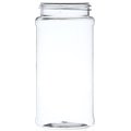 Zoro Select 16 oz Clear PET Plastic Spice Jar- 63-485 Neck Finish 028580