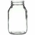 Tricorbraun 32 Oz Glass Jar, Round, Flint, 70-450 015200
