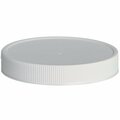 Tricorbraun 70-400 White  P/P Continuous Thread Closure, Fs5-4/.006 Vented, Land Stacking Feature 009406