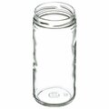 Tricorbraun 8 Oz Glass Jar, Round, Flint, 58-2020 Paragon 012122
