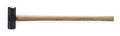 Westward 8 lb Sledge Hammer, 35 1/8 In L Hickory Handle, Steel Head 2DBT3