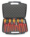 Knipex 10 pc Insulated Tool Set, Includes Pliers and Screwdrivers, SAE 9K 98 98 31 US