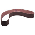 Norton Abrasives Sanding Belt, Coated, 2 1/2 in W, 60 in L, 80 Grit, Coarse, Aluminum Oxide, R228 Metalite, Brown 78072721590