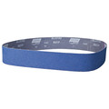 Norton Abrasives Sanding Belt, Coated, 2 in W, 48 in L, 50 Grit, Coarse, Zirconia Alumina, BlueFire R821P, Blue 78072727101